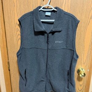 Columbia Charcoal Fleece Vest